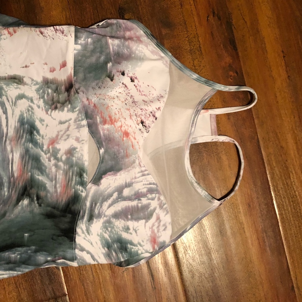 Fabletics Marble Racerback Tank W/ Built In Bra - Picture 2 of 5